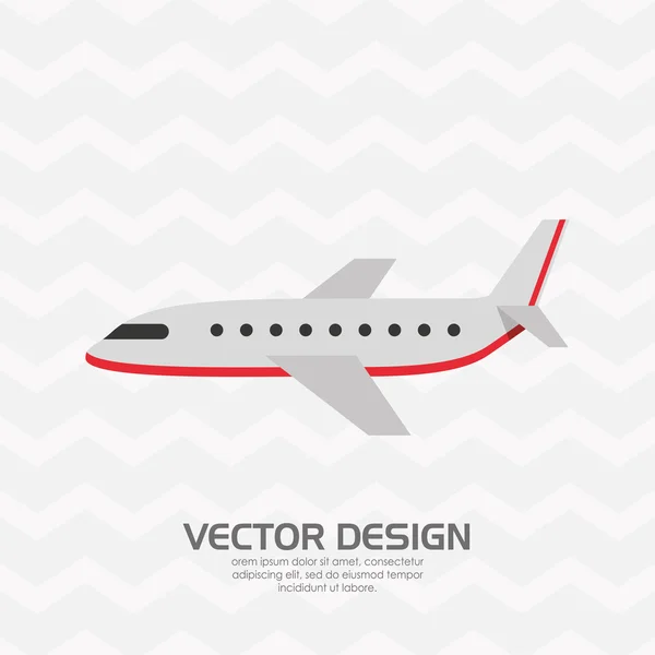 Flugzeugdesign — Stockvektor