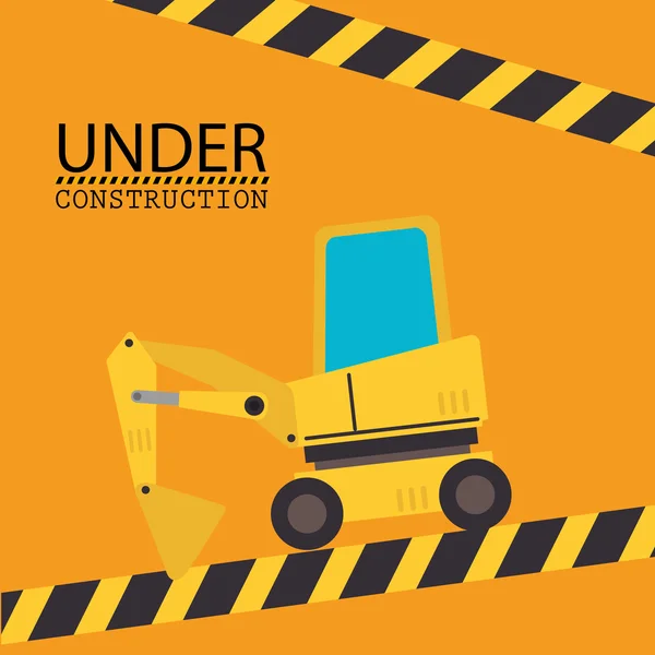 Under construction design — Stock Vector