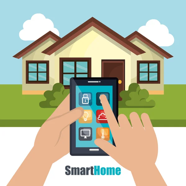 Smart Home Design — Stockvektor