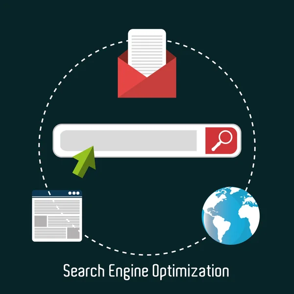 Search Engine Optimization design — Stock vektor