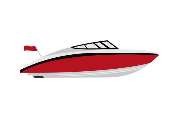 Motorový člun — Stockový vektor