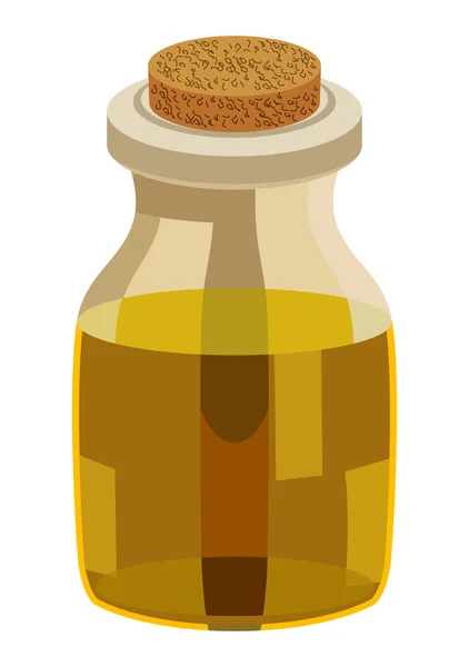 Closed jar — Stock Vector