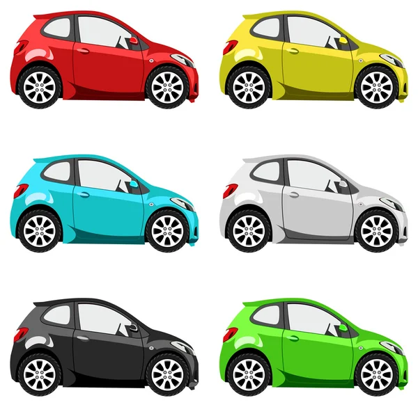 Conjunto de coches — Vector de stock