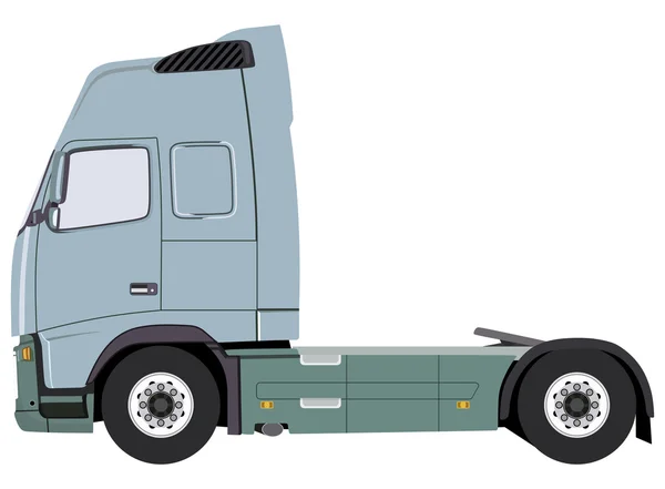 Grüner LKW — Stockvektor