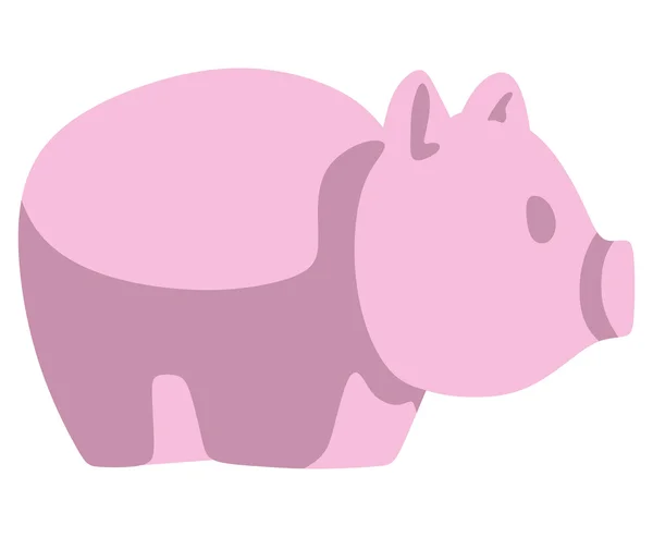 Şirin domuz — Stok Vektör