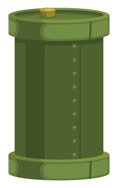 Iron barrel — Stock Vector