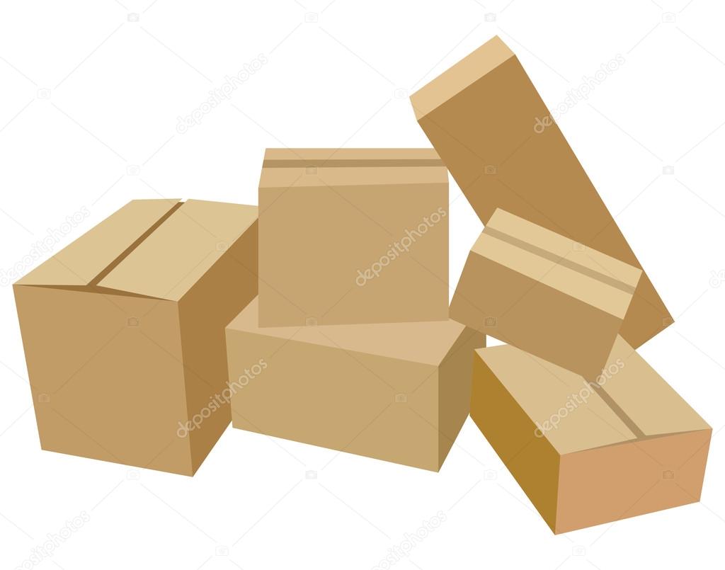 Cardboard boxes