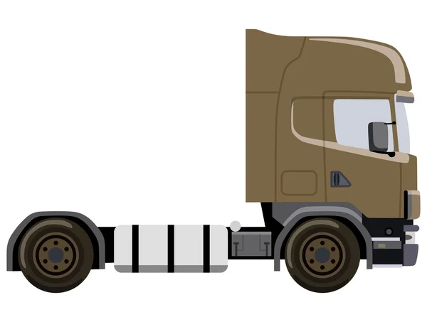 Camion brun — Image vectorielle