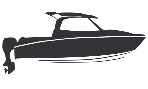 Logo boat — Stock Vector