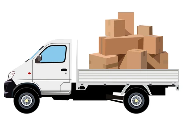 Cargo transportation — Stock Vector