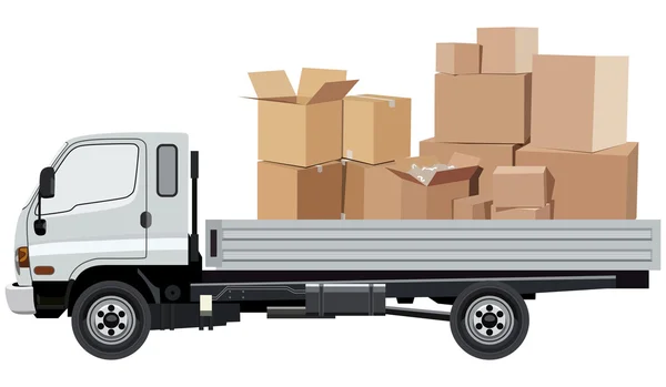 Cargo transportation — Stock Vector