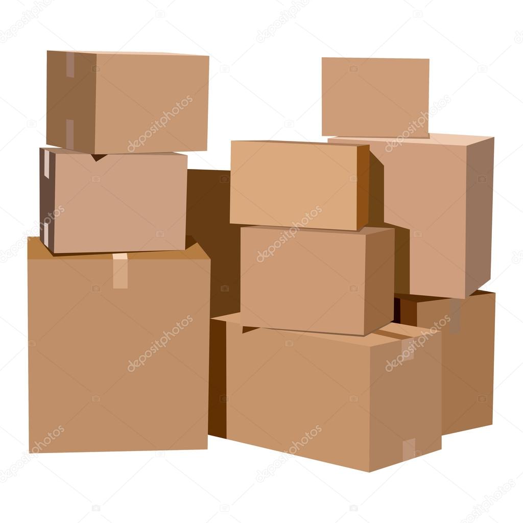 Cardboard boxes