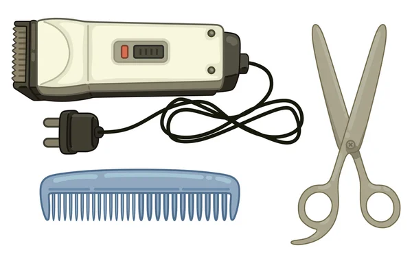 Barber set — Stock Vector