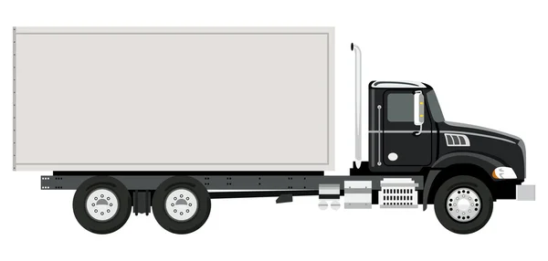 Camion lateral — Vector de stoc