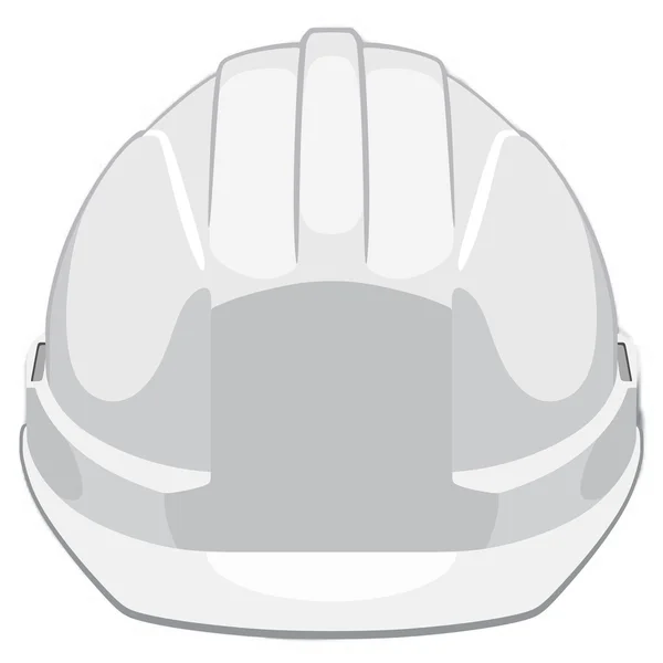 Casco de construcción blanco — Archivo Imágenes Vectoriales