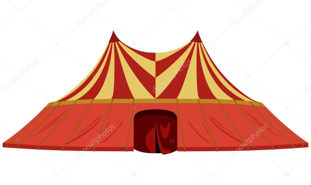 Front circus tent