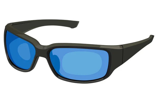 Niebieski okulary sportowe — Wektor stockowy