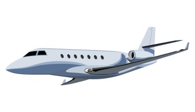 Mavi jet uçak