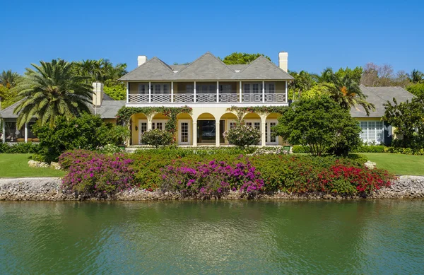 Waterside Home in Naples, Florida Stock Image