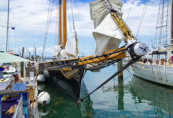 America 2 Sailing Schooner, Key West, Floida — Stock Photo, Image
