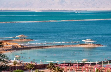 Dead Sea, erken akşam.