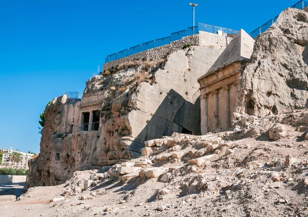 Kudüs'te antik mezarlar. — Stok fotoğraf