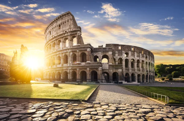 Roma și Colosseum, Italia — Fotografie, imagine de stoc