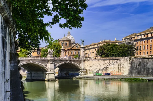 圣多美，意大利，梵蒂冈台伯河 — 图库照片