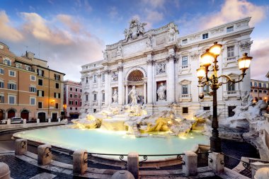 Trevi Çeşmesi, Roma, İtalya.
