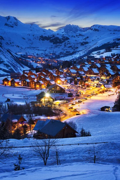 Saint-Jean-d'arves, Alpen, Frankrijk — Stockfoto