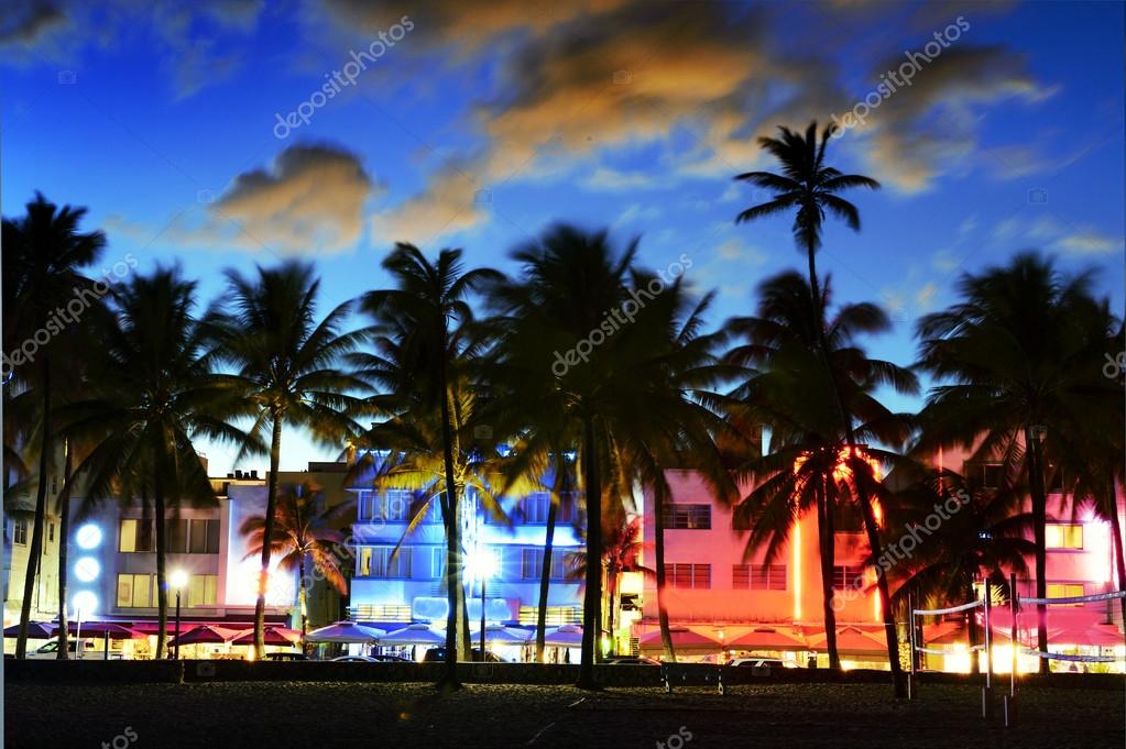 Neon Nightlife, South Beach, Miami, Florida без смс