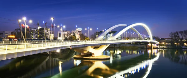 Lyon city and Rhone river — Stock Photo, Image