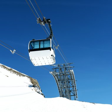 Val D'ISERE'için Cablecar,