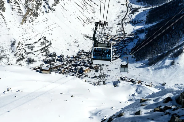 Cablecar a Val d 'Isere , —  Fotos de Stock