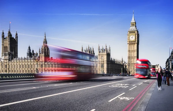 Londra città in autobus — Foto Stock