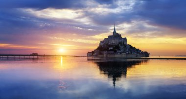 Mont saint michel batımında, Fransa