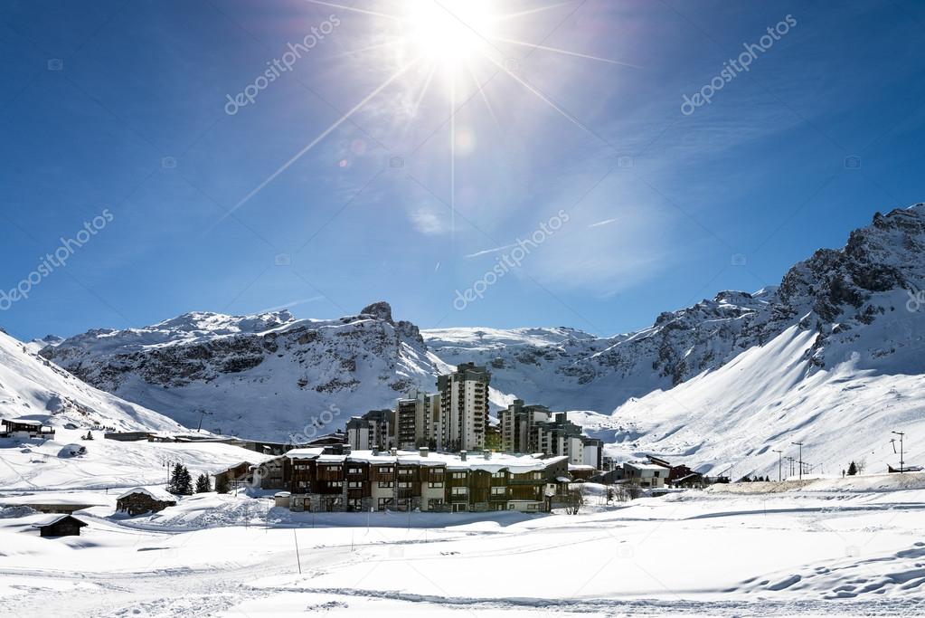 Tignes, alps, France