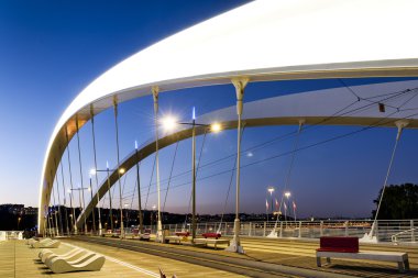 Lyon şehir gece
