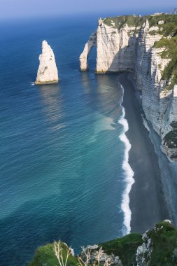 Etretat cliff Fransa