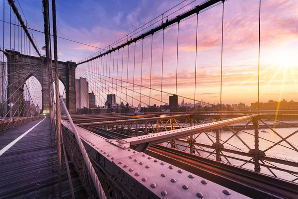 Pont de brooklyn à New York — Photo