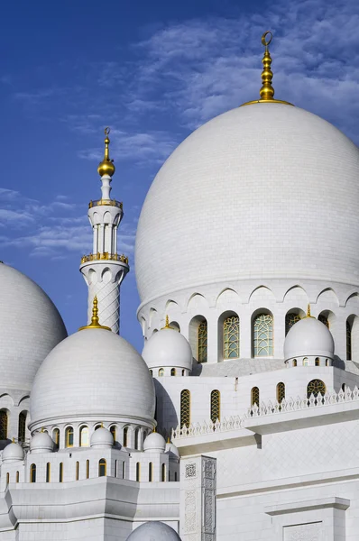 Abu Dhabi Sheikh Zayed White Moschee — Stockfoto