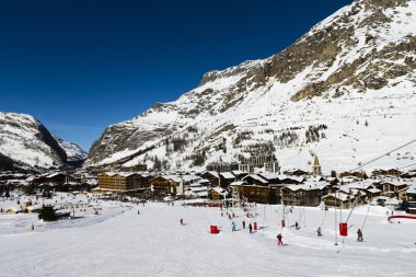 Val D'ISERE'şehir tarentaise Fransa