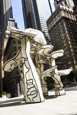 Dubuffet ağaçlar; NYC, ABD