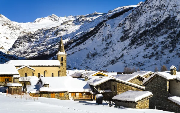 Bonneval-sur-Arc på vintern — Stockfoto