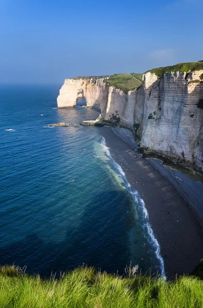 Etretat γκρεμό Γαλλία — Φωτογραφία Αρχείου