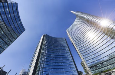 Milan Gae Aulenti square