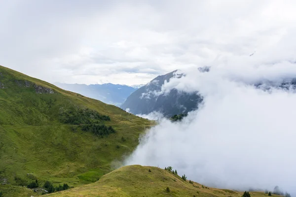 Grossglockner bergen i dimmigt väder — Stockfoto