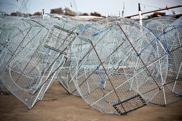 Metal balık ağlarına — Stok fotoğraf