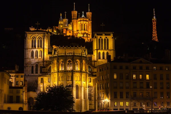 Catedrais em Lyon, Francia — Fotografia de Stock