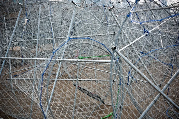 Redes de pesca de metal — Fotografia de Stock